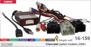 Переходник для магнитол 9", 10.1" Chevrolet Carav 16-159