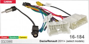 Переходник для магнитол 9", 10.1" Renault, Dacia Carav 16-184