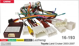 Переходник для магнитол 9", 10.1" Toyota Land Cruiser Carav 16-193