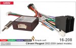 Переходник для магнитол 9", 10.1" Citroen, Peugeot Carav 16-208