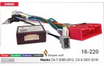 Переходник для магнитол 9", 10.1" Mazda CX-7, CX-9 Carav 16-220
