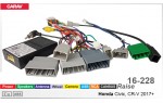 Переходник для магнитол 9", 10.1" Honda Civic, CR-V Carav 16-228 Переходник для магнитол 9", 10.1" Honda Civic, CR-V Carav 16-228