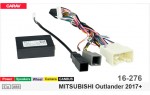 Переходник для магнитол 9", 10.1" Mitsubishi Outlander Carav 16-276