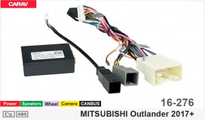 Переходник для магнитол 9", 10.1" Mitsubishi Outlander Carav 16-276
