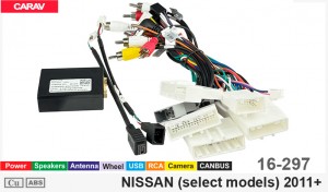 Переходник для магнитол 9", 10.1" Nissan Carav 16-297