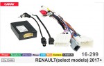 Переходник для магнитол 9", 10.1" Renault Clio, Duster, Kiger Carav 16-299
