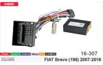 Перехідник для магнітол 9", 10.1" Fiat Bravo Carav 16-307