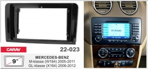 Переходная рамка Mercedes ML-klasse, GL-klasse Carav 22-023