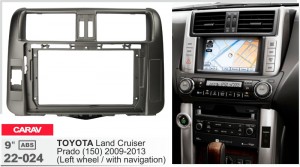 Переходная рамка Toyota Land Cruiser Prado Carav 22-024