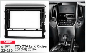 Переходная рамка Toyota Land Cruiser 200 Carav 22-026