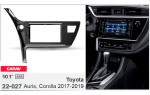 Переходная рамка Toyota Auris, Corolla Carav 22-027 Переходная рамка Toyota Auris, Corolla Carav 22-027