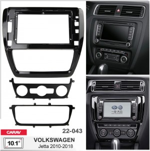 Переходная рамка Volkswagen Jetta Carav 22-043