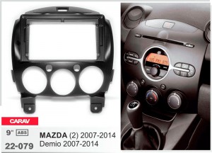 Переходная рамка Mazda 2 Carav 22-079