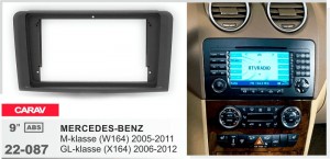 Переходная рамка Mercedes ML-klasse, GL-klasse Carav 22-087