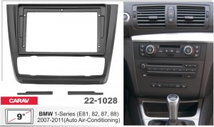 Переходная рамка BMW 1 Series (E81, E82, E87, E88) Carav 22-1028