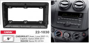 Переходная рамка Chevrolet Aveo, Captiva, Epica Carav 22-1030