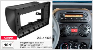 Переходная рамка Fiat Fiorino, Qubo, Citroen Nemo, Peugeot Bipper Carav 22-1165