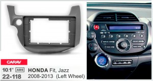 Переходная рамка Honda Fit, Jazz Carav 22-118