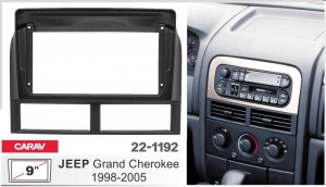 Переходная рамка Jeep Grand Cherokee Carav 22-1192