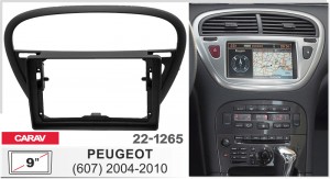 Переходная рамка Peugeot 607 Carav 22-1265
