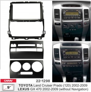 Переходная рамка Toyota Land Cruiser Prado, Lexus GX Carav 22-1298