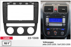 Переходная рамка Volkswagen Jetta, Golf Carav 22-1308