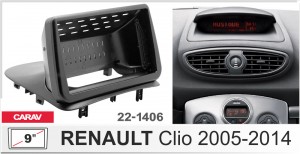 Переходная рамка Renault Clio Carav 22-1406