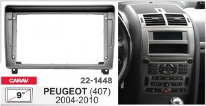 Переходная рамка Peugeot 407 Carav 22-1448
