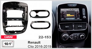 Переходная рамка Renault Clio Carav 22-153