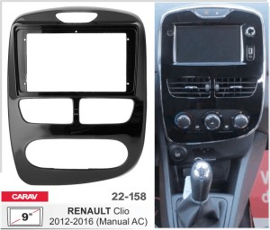 Переходная рамка Renault Clio Carav 22-158