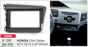 Переходная рамка Honda Civic Carav 22-174