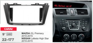 Переходная рамка Mazda 5 (Premacy) Carav 22-177