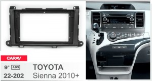 Переходная рамка Toyota Sienna Carav 22-202
