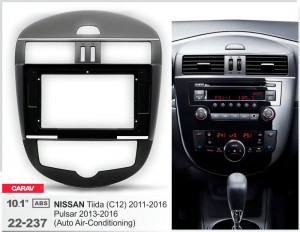 Переходная рамка Nissan Tiida Carav 22-237