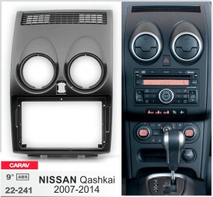 Переходная рамка Nissan Qashqai Carav 22-241