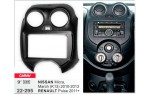 Переходная рамка Nissan Micra, March, Renault Pulse Carav 22-295