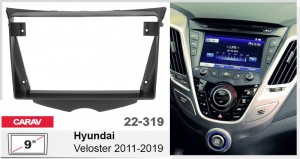 Переходная рамка Hyundai Veloster Carav 22-319