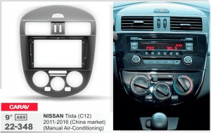 Переходная рамка Nissan Tiida Carav 22-348
