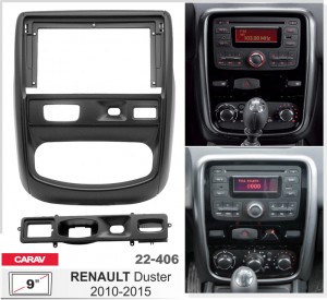 Переходная рамка Renault Duster Carav 22-406