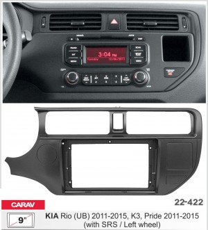 Переходная рамка KIA Rio Carav 22-422