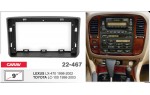 Переходная рамка Toyota Land Cruiser 100, Lexus LX 470 Carav 22-467