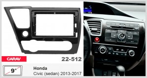 Переходная рамка Honda Civic Carav 22-512