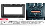 Переходная рамка Nissan Almera, Tiida, X-trail, Qashqai, Patrol, Juke, Cube Carav 22-521