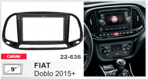 Переходная рамка Fiat Doblo Carav 22-636