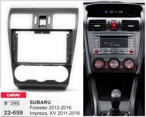 Переходная рамка Subaru Forester, Impreza, XV Carav 22-659