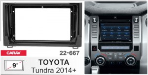 Переходная рамка Toyota Tundra Carav 22-667