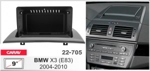 Переходная рамка BMW X3 (E83) Carav 22-705