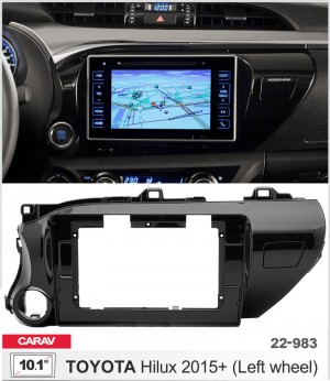 Переходная рамка Toyota Hilux Carav 22-983