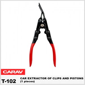 Инструмент для снятия клипс и пистонов Carav T-102