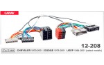 Перехідник для магнітол Chrysler, Jeep, Dodge Carav 12-208
